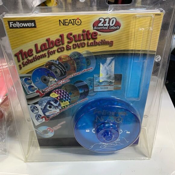 NWT Fellowes Neato Label Suite for CD & DVD Labeling System sealed - Picture 7 of 7